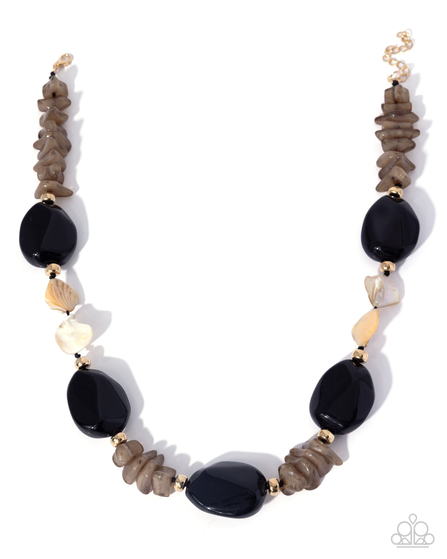 Paparazzi - Coastal Cha Cha - Black Necklaces #1622