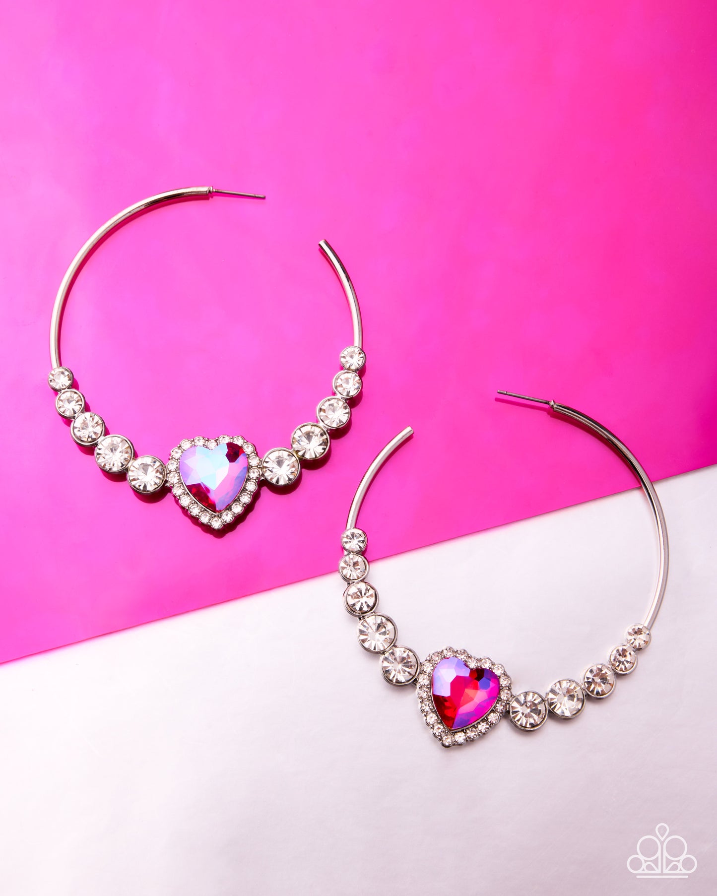 Paparazzi - Courting Confidence - Pink Earrings #2413
