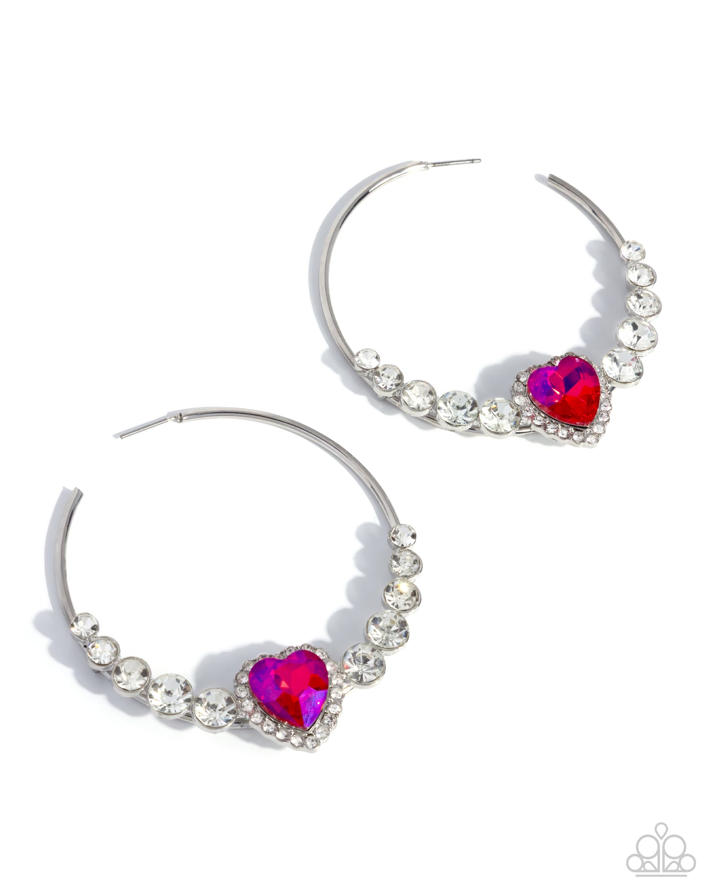 Paparazzi - Courting Confidence - Pink Earrings #2413
