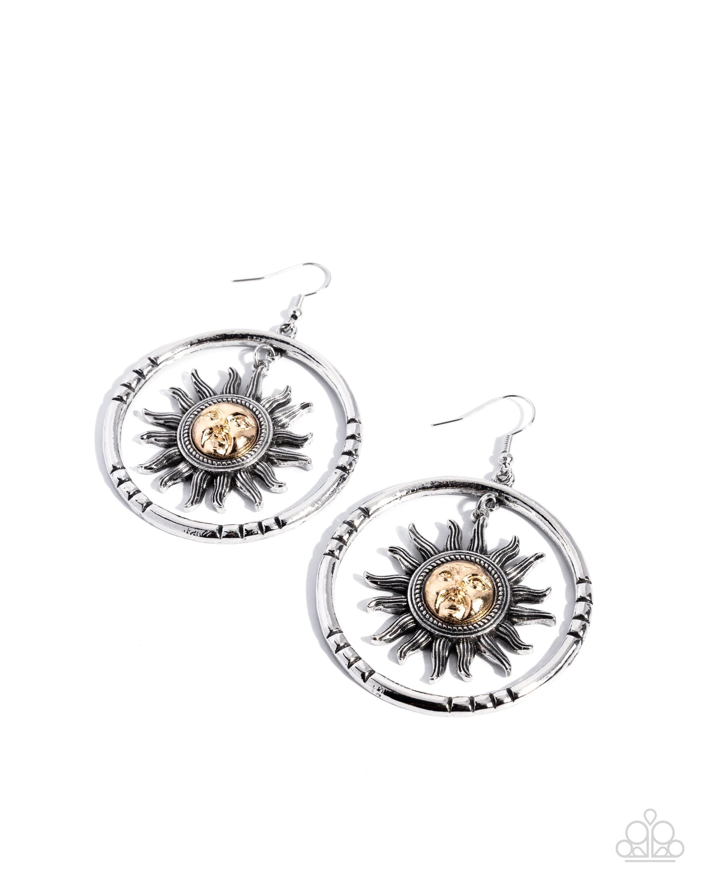 Paparazzi - Celestial Chant - Silver Earrings #0721