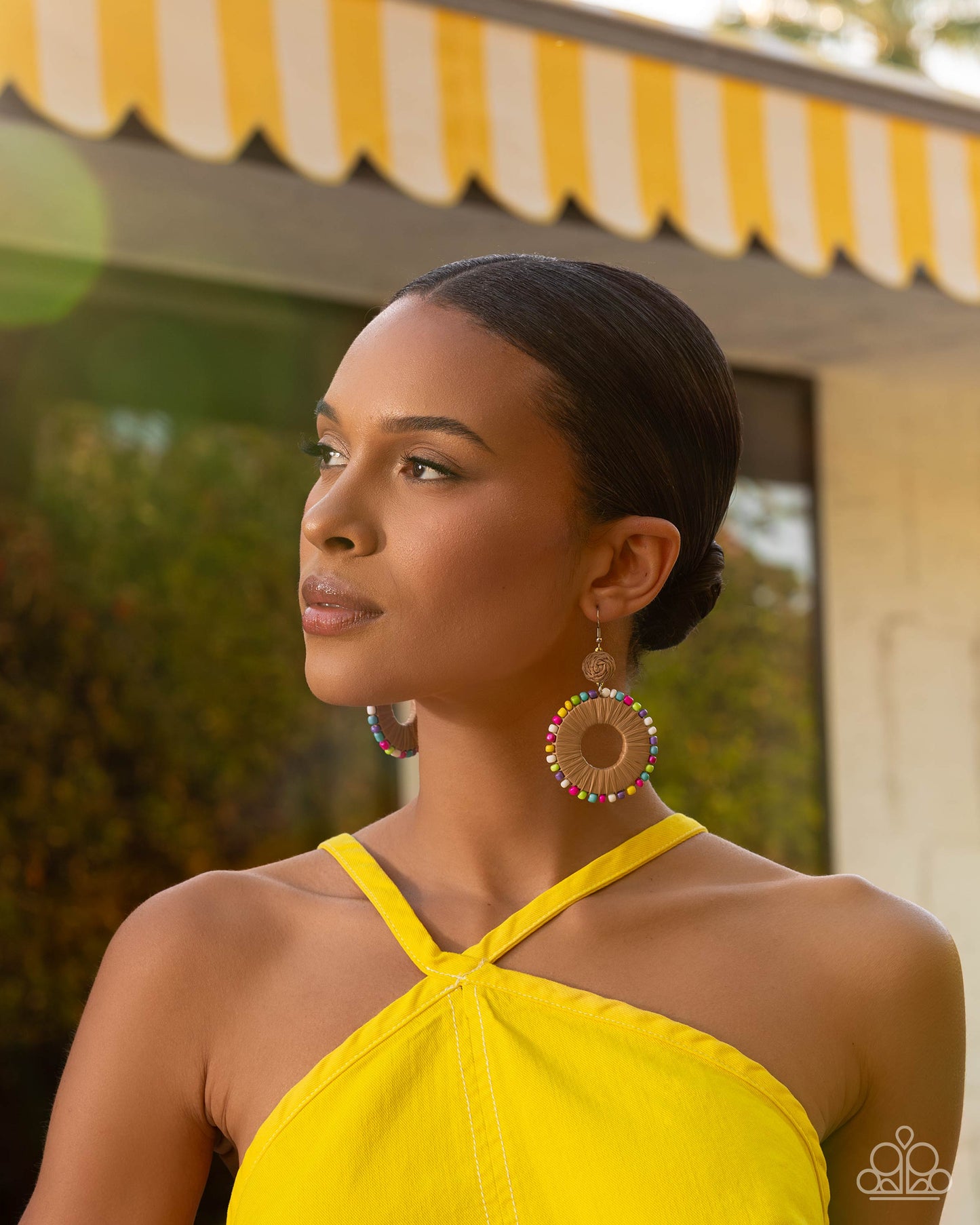 Paparazzi - Sprinkle Statement - Multi Earrings #1917