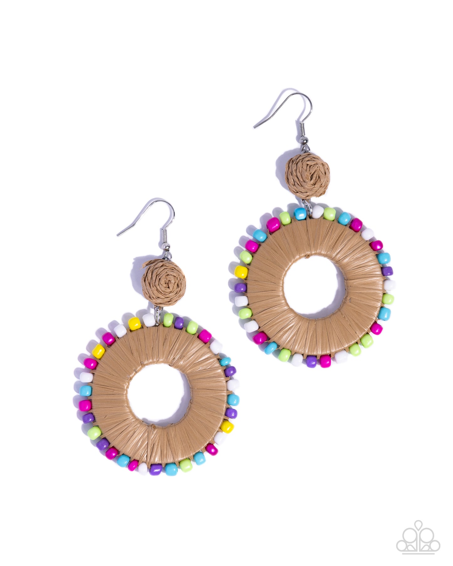 Paparazzi - Sprinkle Statement - Multi Earrings #1917