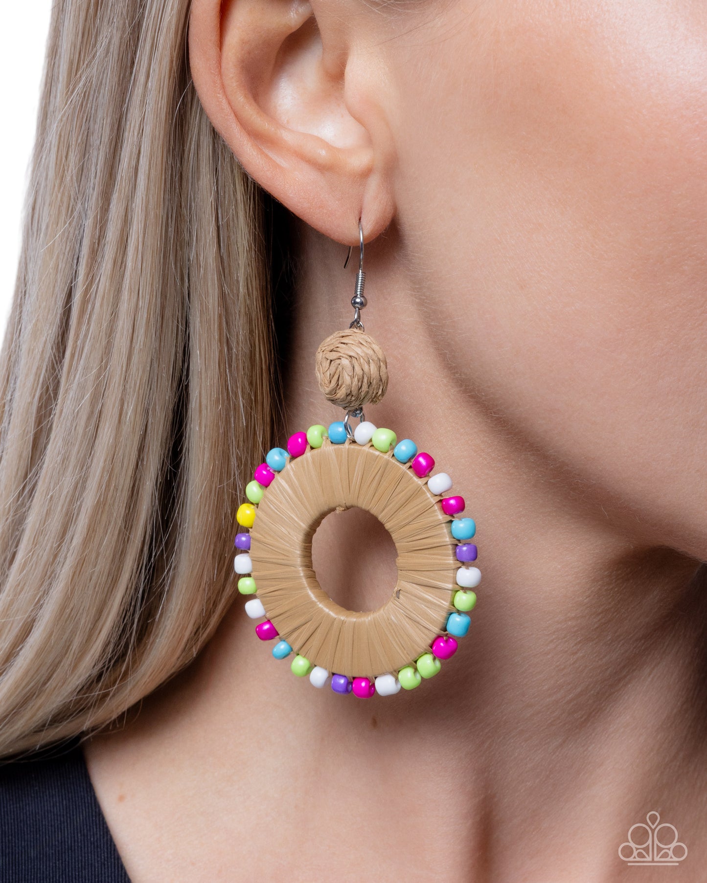 Paparazzi - Sprinkle Statement - Multi Earrings #1917