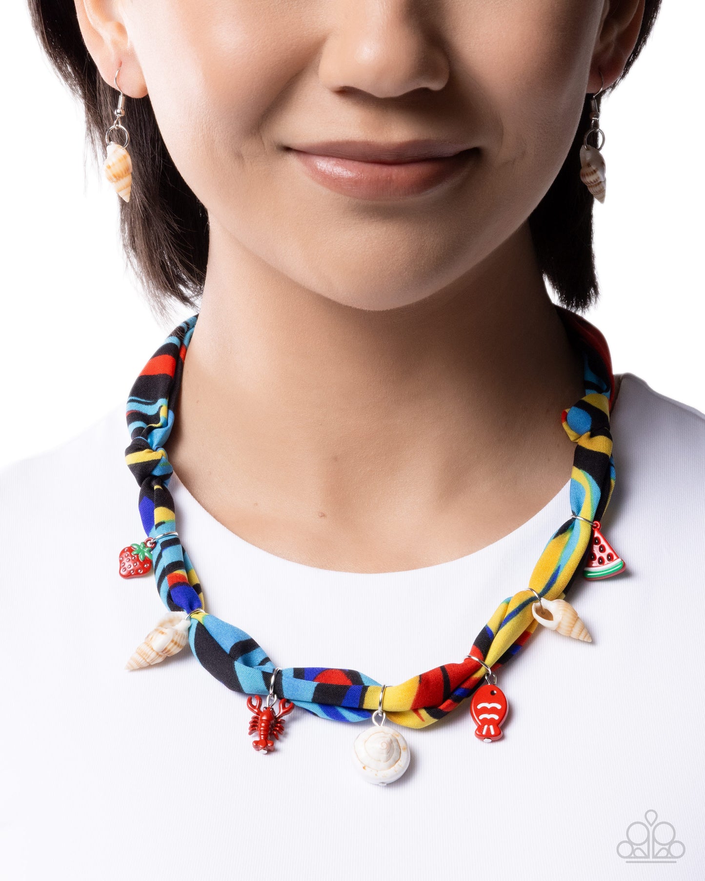 Paparazzi - Seaside Staycation - Multi Necklace  N526