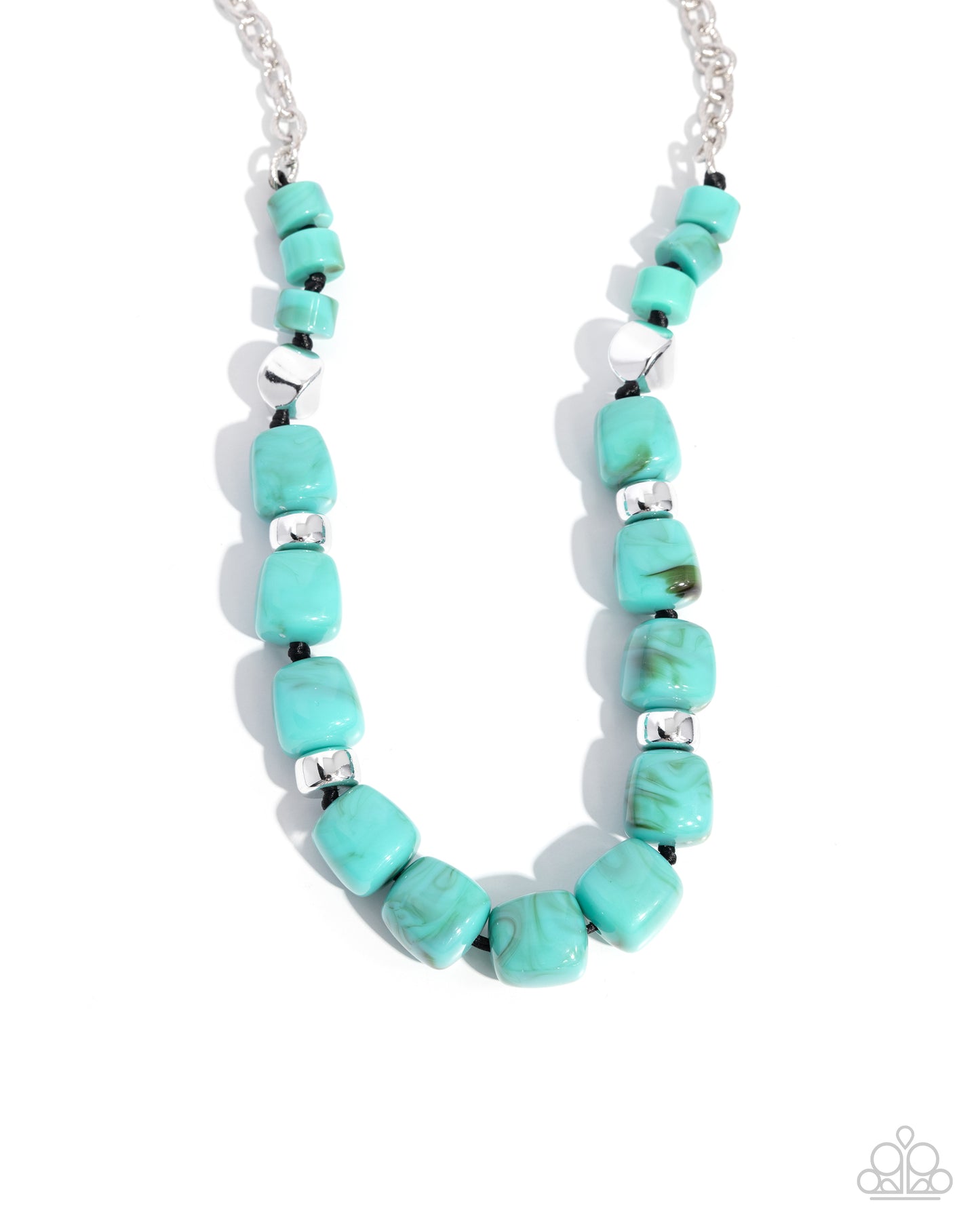 Paparazzi - Dramatic Dare - Blue Necklaces #0090