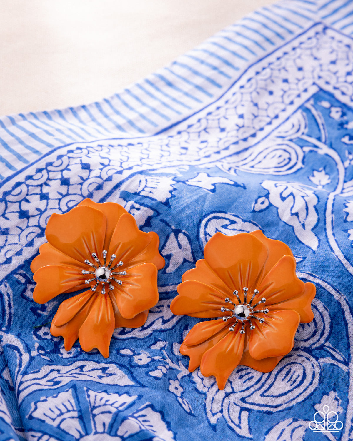 Paparazzi - Flourishing Fantasy - Orange Earrings  #0709