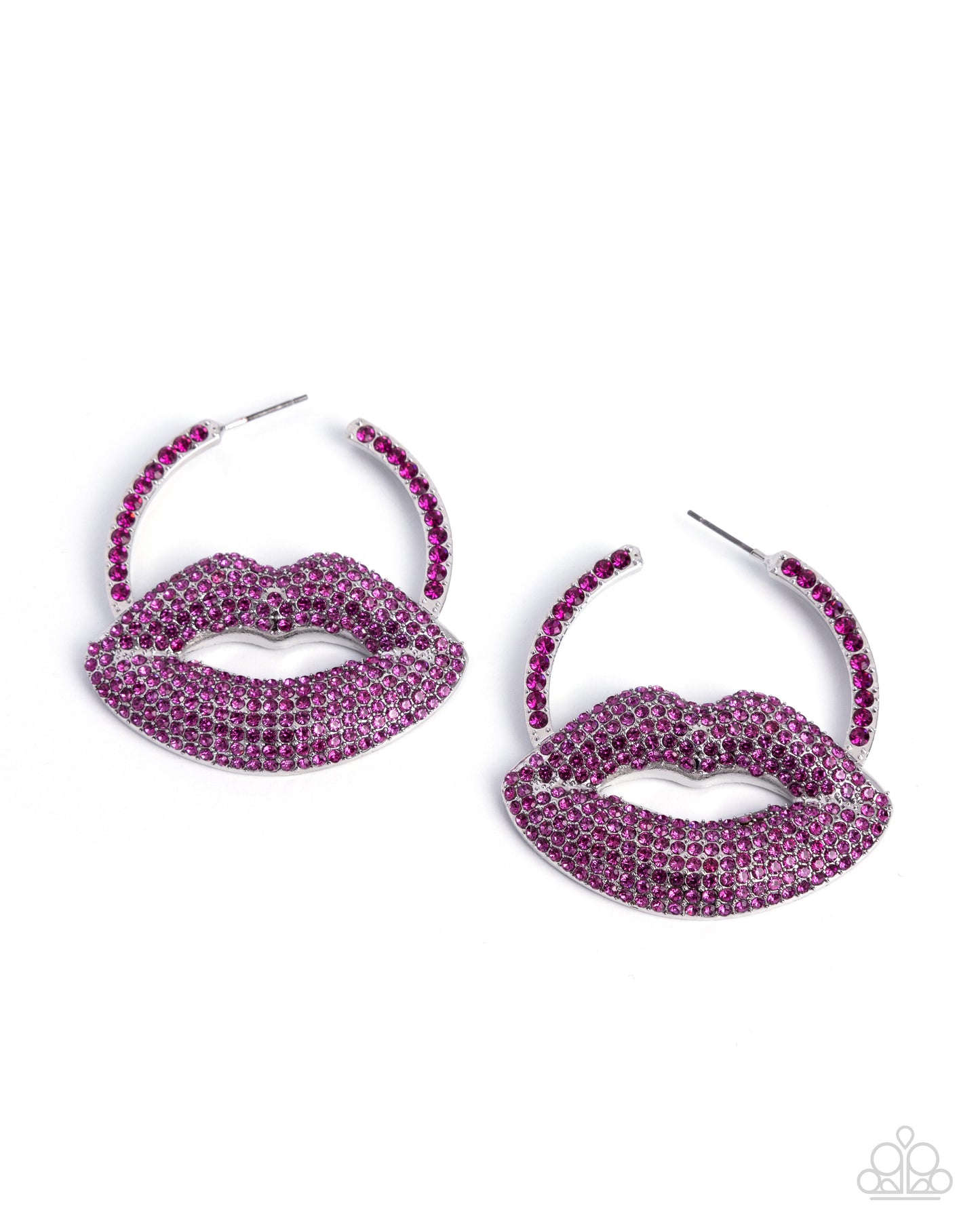 Paparazzi - Valentines Date - Pink Earrings #0648