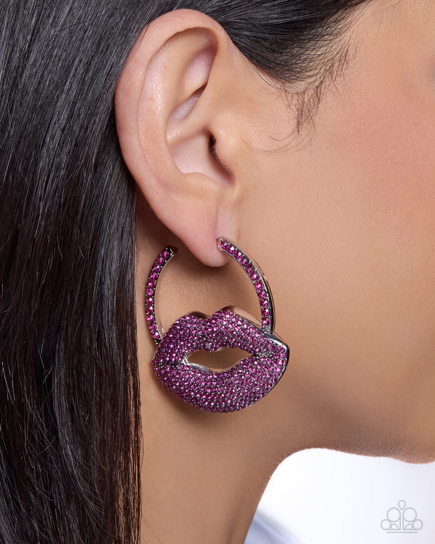 Paparazzi - Valentines Date - Pink Earrings #0648