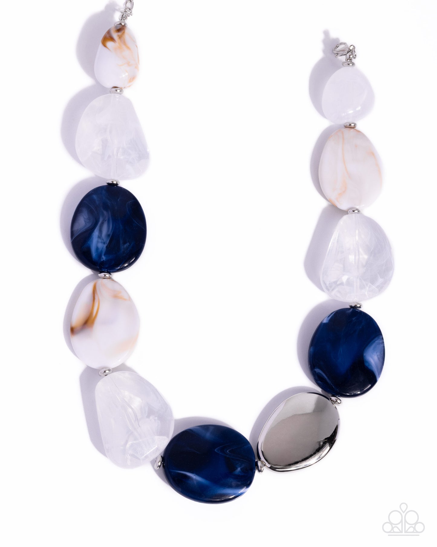 Paparazzi - Stunning Spirals - Blue Necklaces #N515