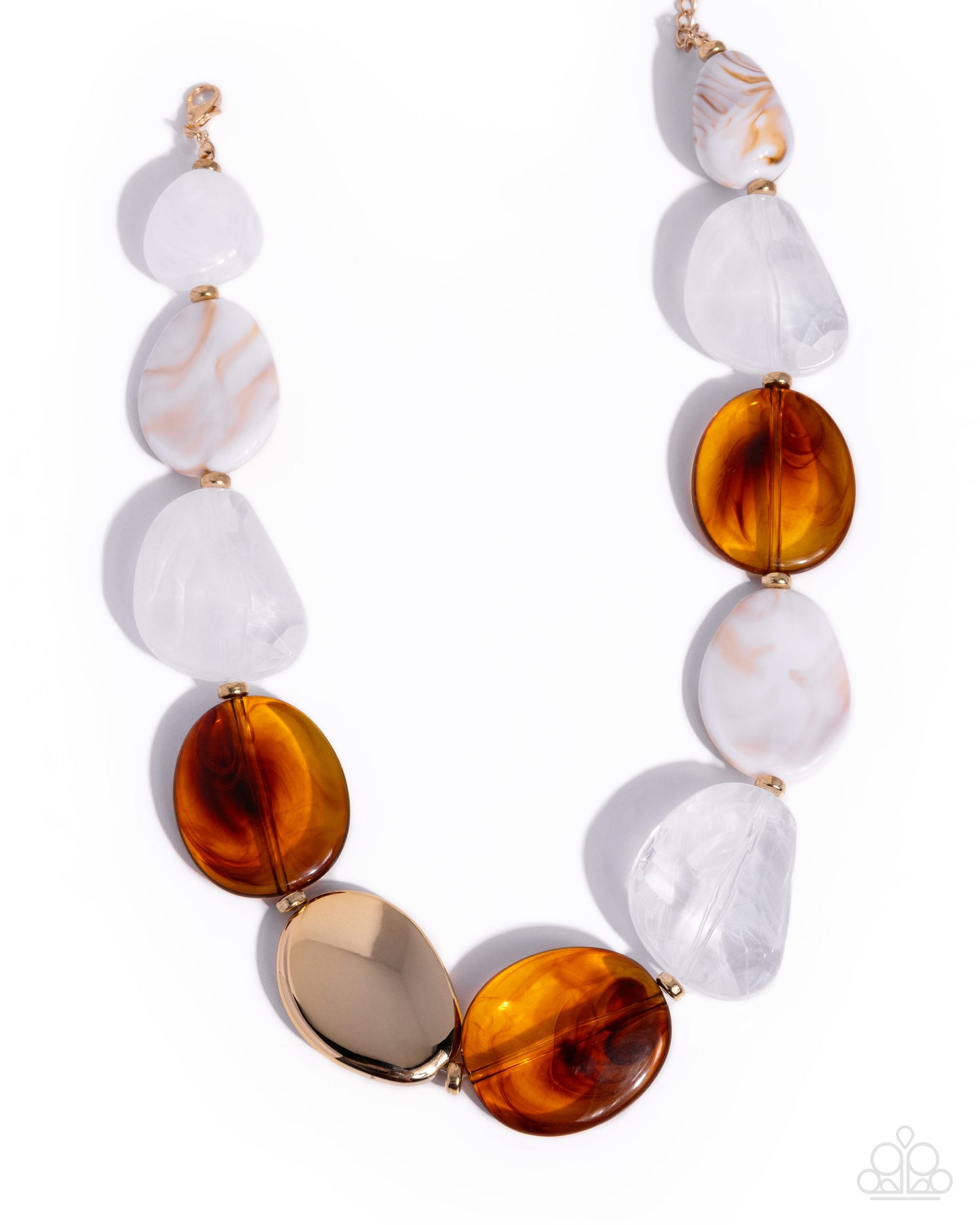 Paparazzi - Stunning Spirals - Brown Necklaces #2334