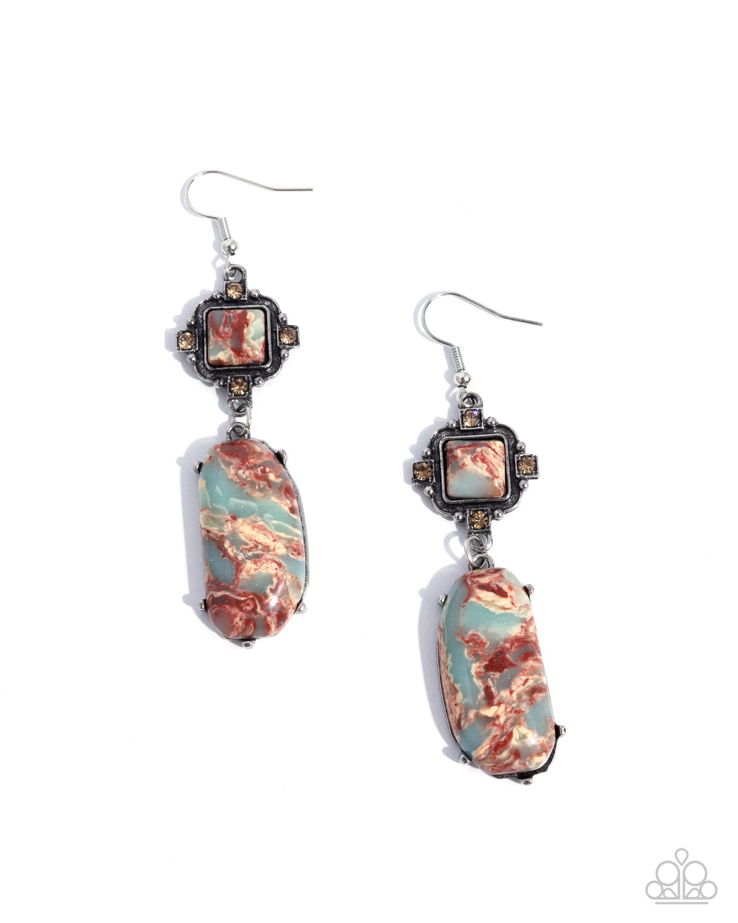 Paparazzi - Serene Showcase - Multi Earrings #1836