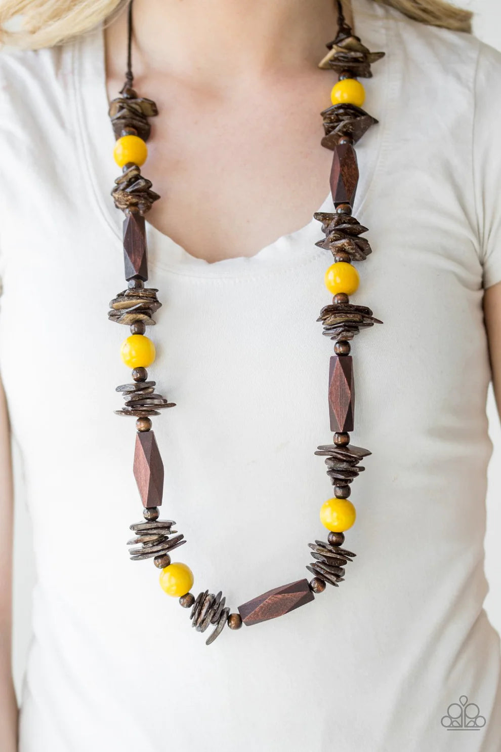 Paparazzi - Cozumel Coast - Yellow Necklaces W -Yellow #2