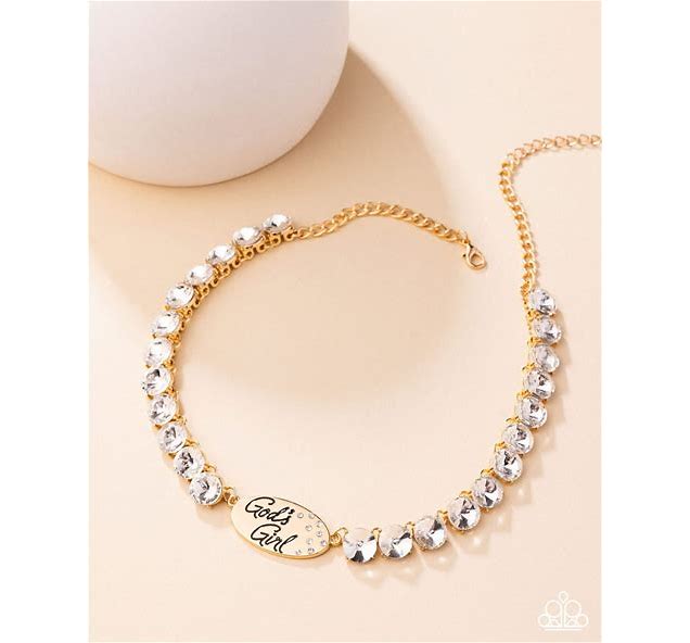Paparazzi - God’s Girl - Gold Necklace #1319