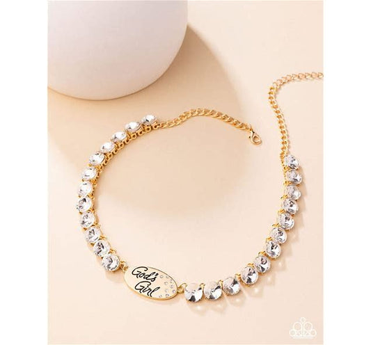 Paparazzi - God’s Girl - Gold Necklace #1319