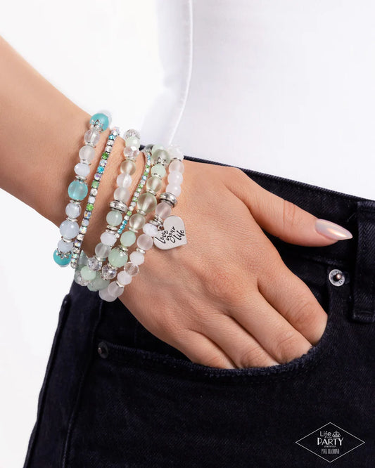 Paparazzi - Optimistic Opulence - Multi Bracelet #B182