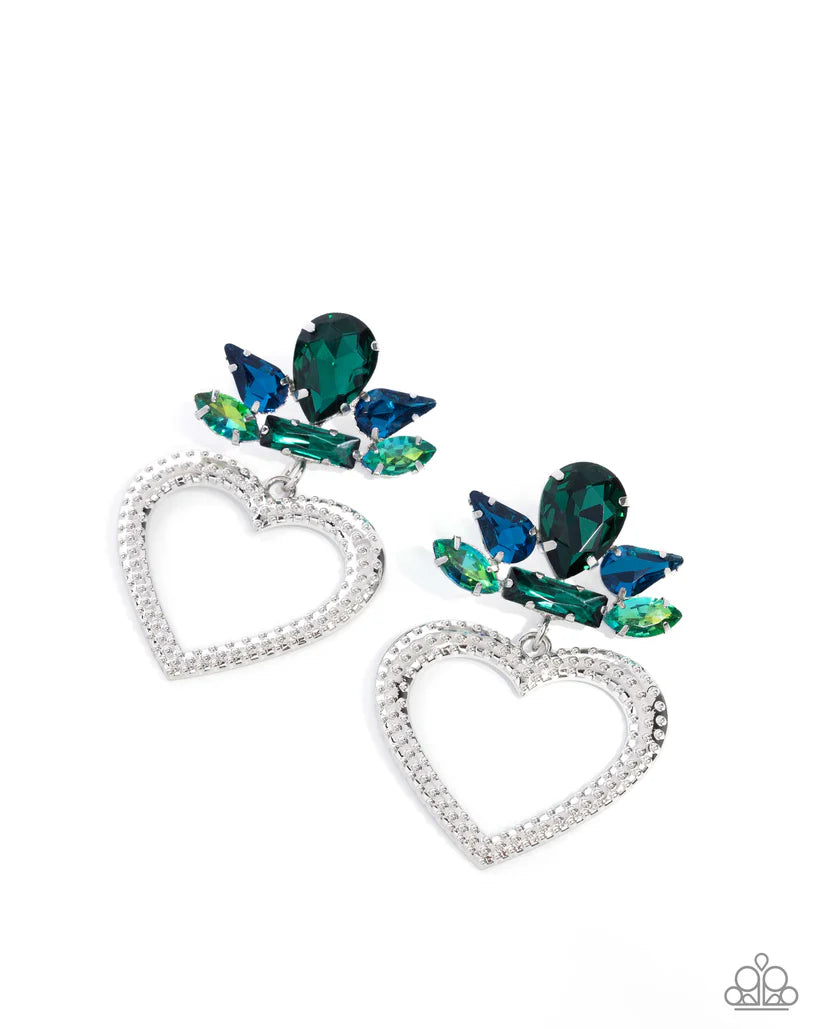 Paparazzi - Pushing Perfection - Multi Earrings #2435