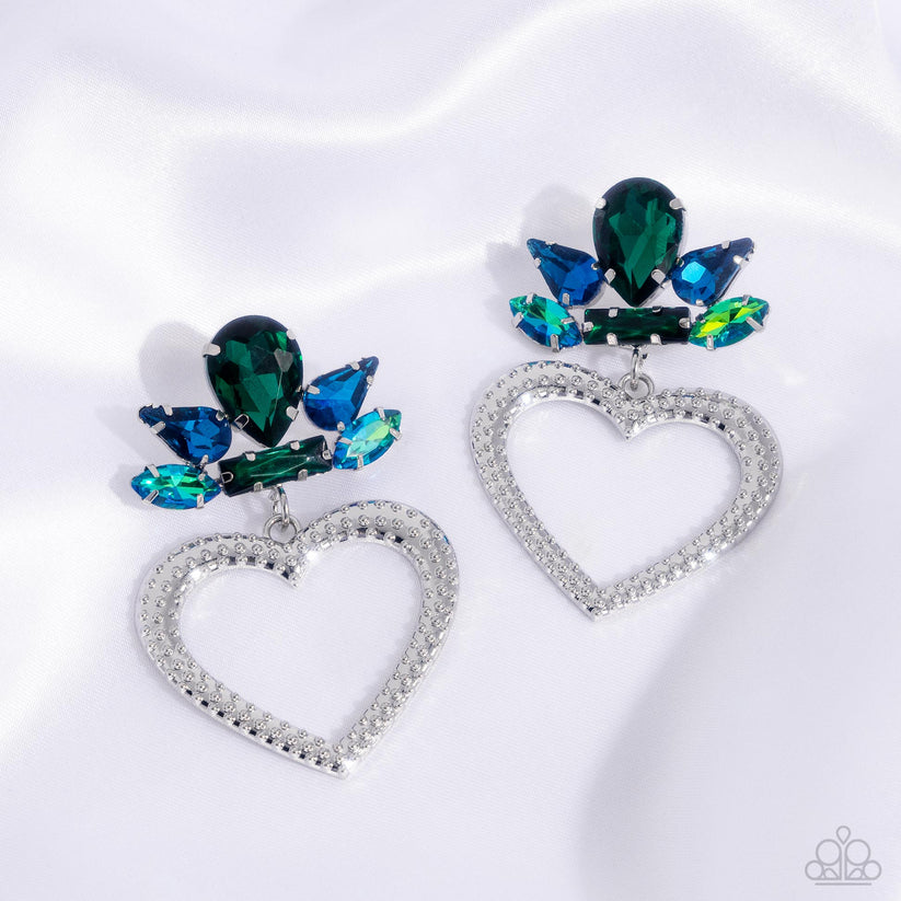 Paparazzi - Pushing Perfection - Multi Earrings #2435