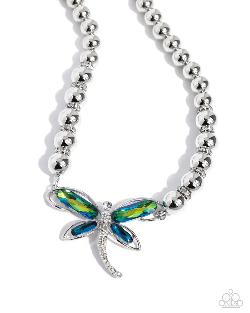 Paparazzi - Sense of Propriety - Green Necklace  #N501