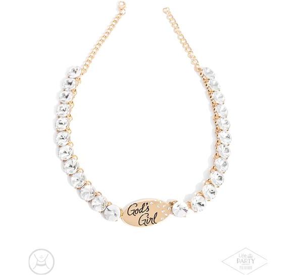 Paparazzi - God’s Girl - Gold Necklace #1319