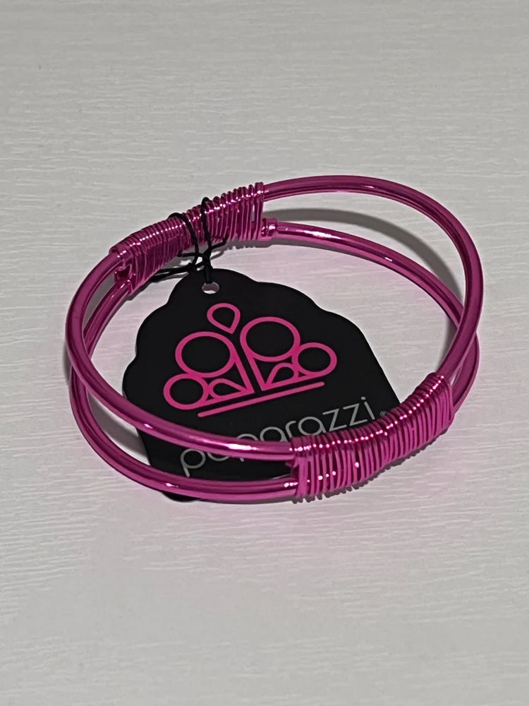 Paparazzi - Tactile Thrill Pink Bracelet