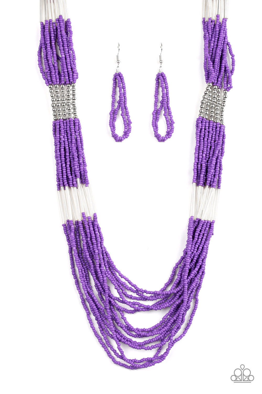 Paparazzi - Let It BEAD - Purple Necklaces #0160
