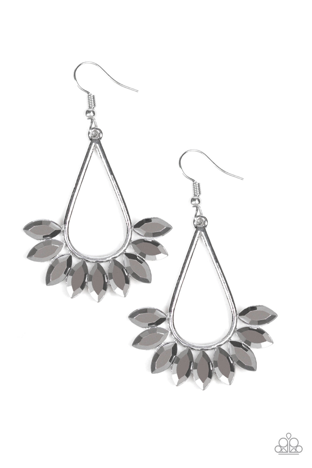 Paparazzi - Be On Guard - Silver Earrings