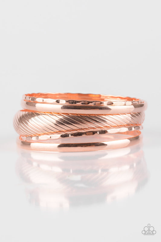 Paparazzi - Boss of Boho - Copper Bracelets  #1024