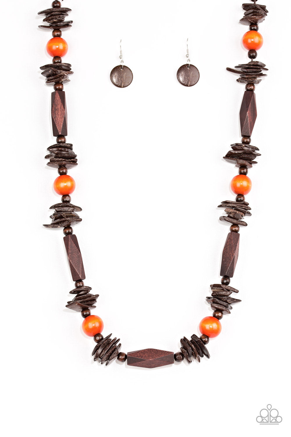 Paparazzi - Cozumel Coast - Orange Necklaces  W-Orange #1