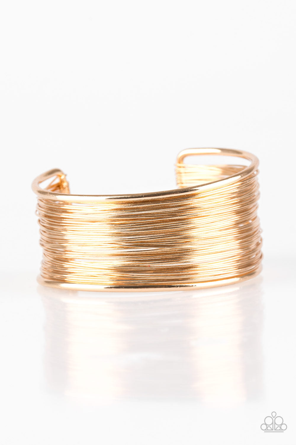 Paparazzi - Wire Warrior - Gold Bracelet