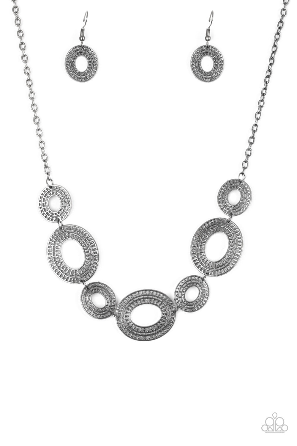 Paparazzi Accessories - Basically Baltic - Black Necklace  #0222