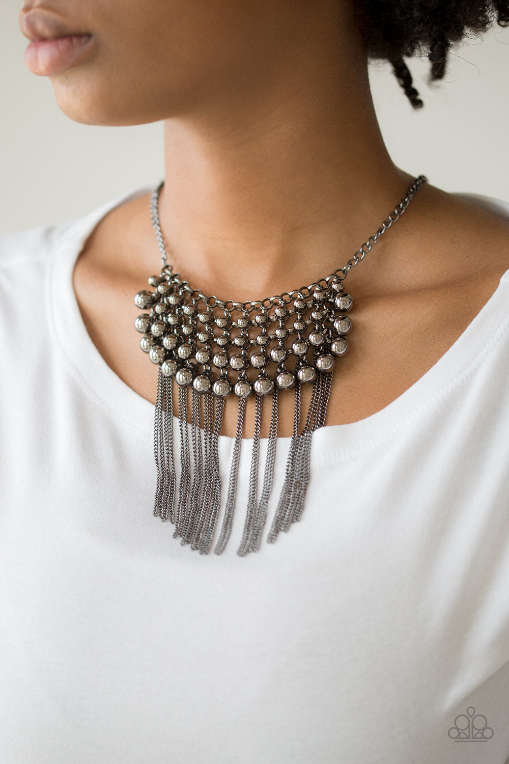 Paparazzi - DIVA-de and Rule - Black Necklace  #0428