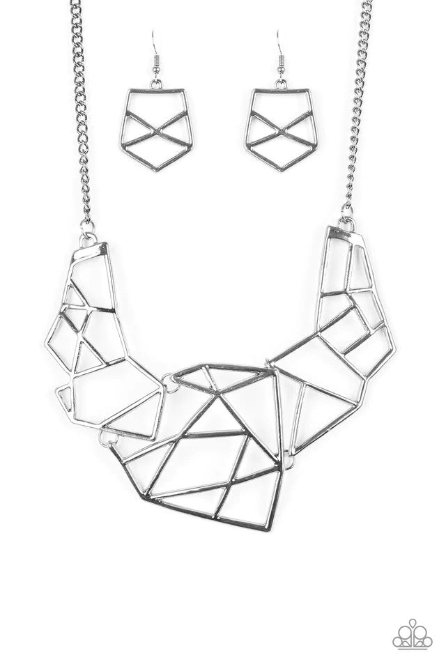 Paparazzi - World Shattering - Black Necklace