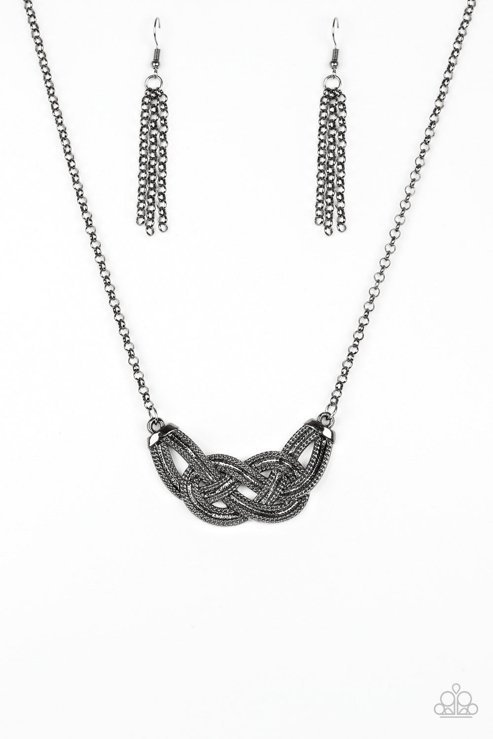 Paparazzi - Nautically Naples - Black Necklace #0004