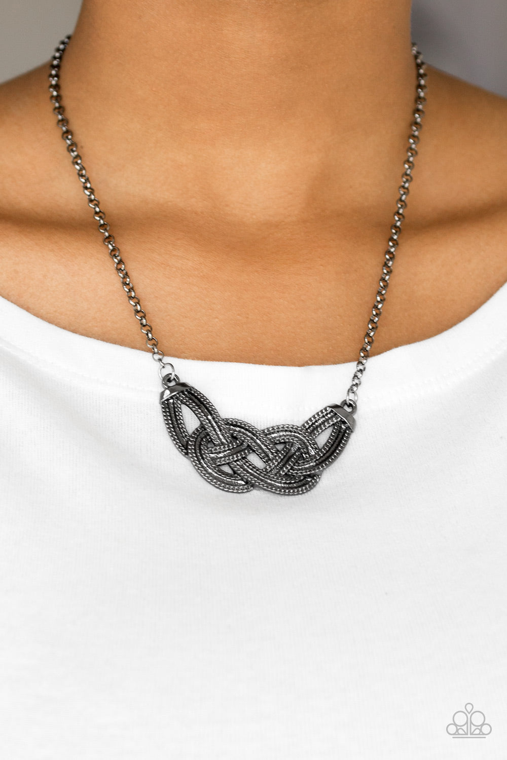 Paparazzi - Nautically Naples - Black Necklace #0004