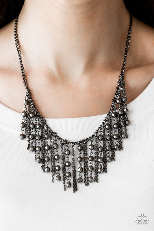 Paparazzi - Rebel Remix - Black Necklace #0424