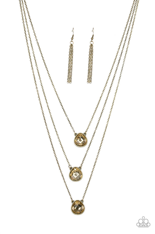 Paparazzi - Once In A MILLIONAIRE - Brass Necklaces #0276