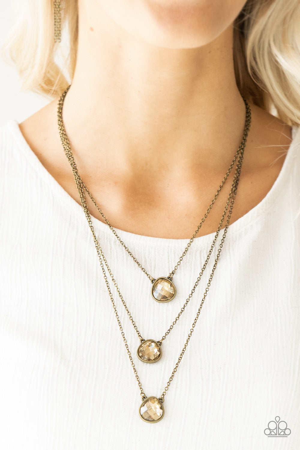 Paparazzi - Once In A MILLIONAIRE - Brass Necklaces #0276