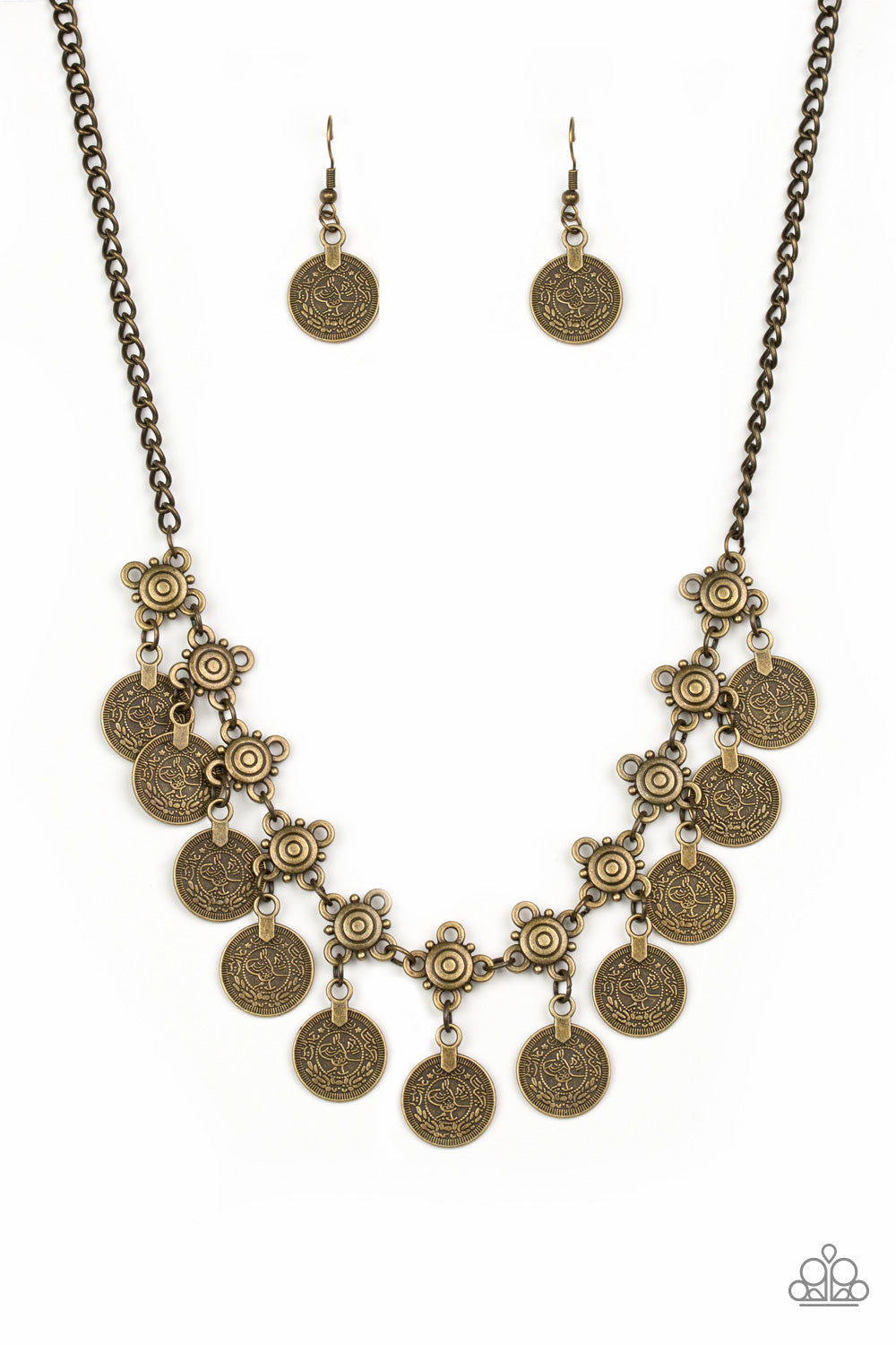 Paparazzi - Walk The Plank - Brass Necklace  #1023