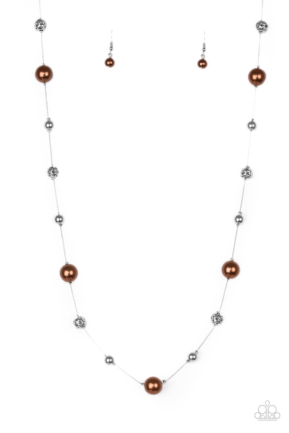 Paparazzi - Eloquently Eloquent - Brown Necklace #0263