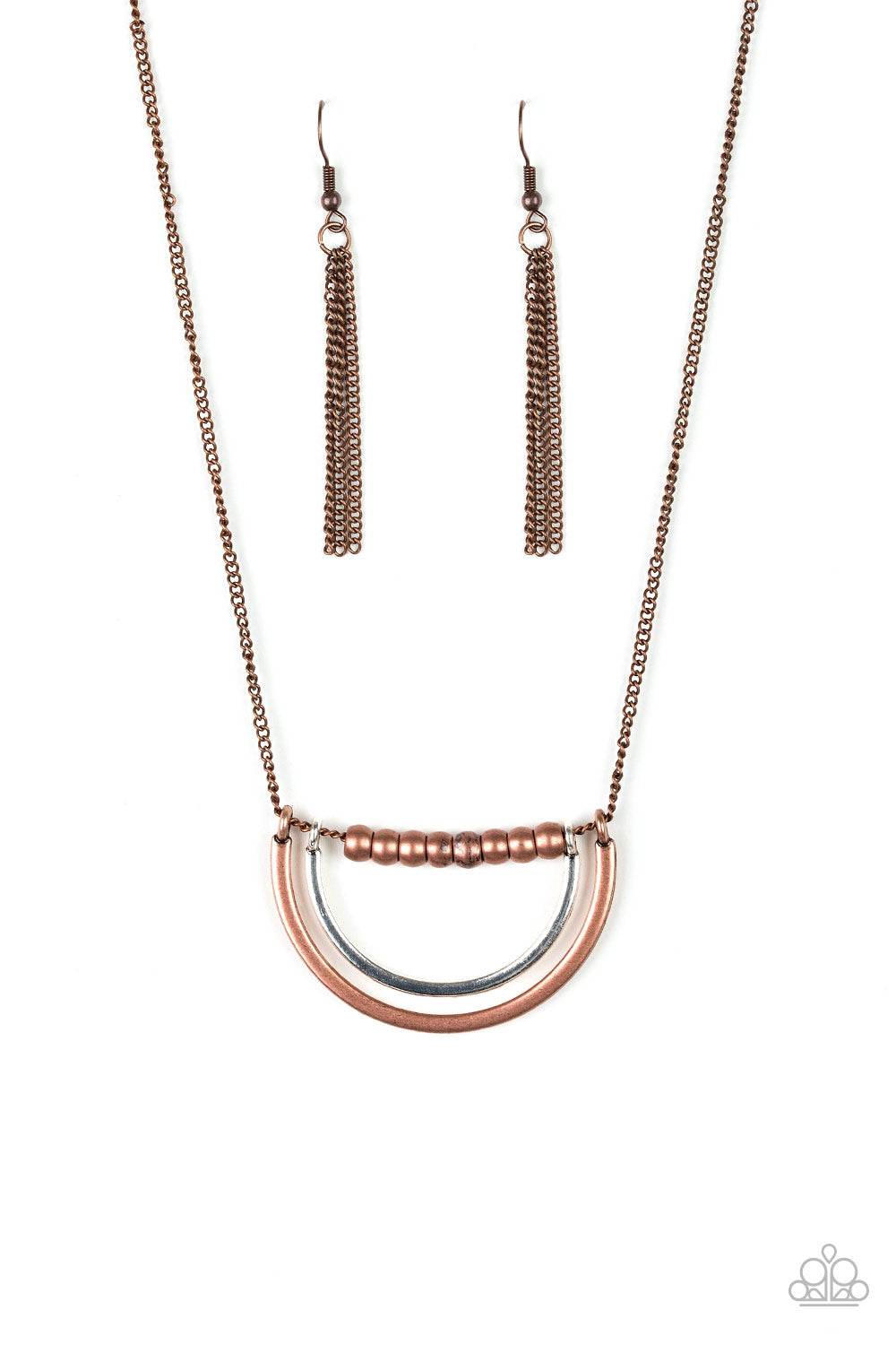 Paparazzi Artificial Arches - Copper Necklace #1651