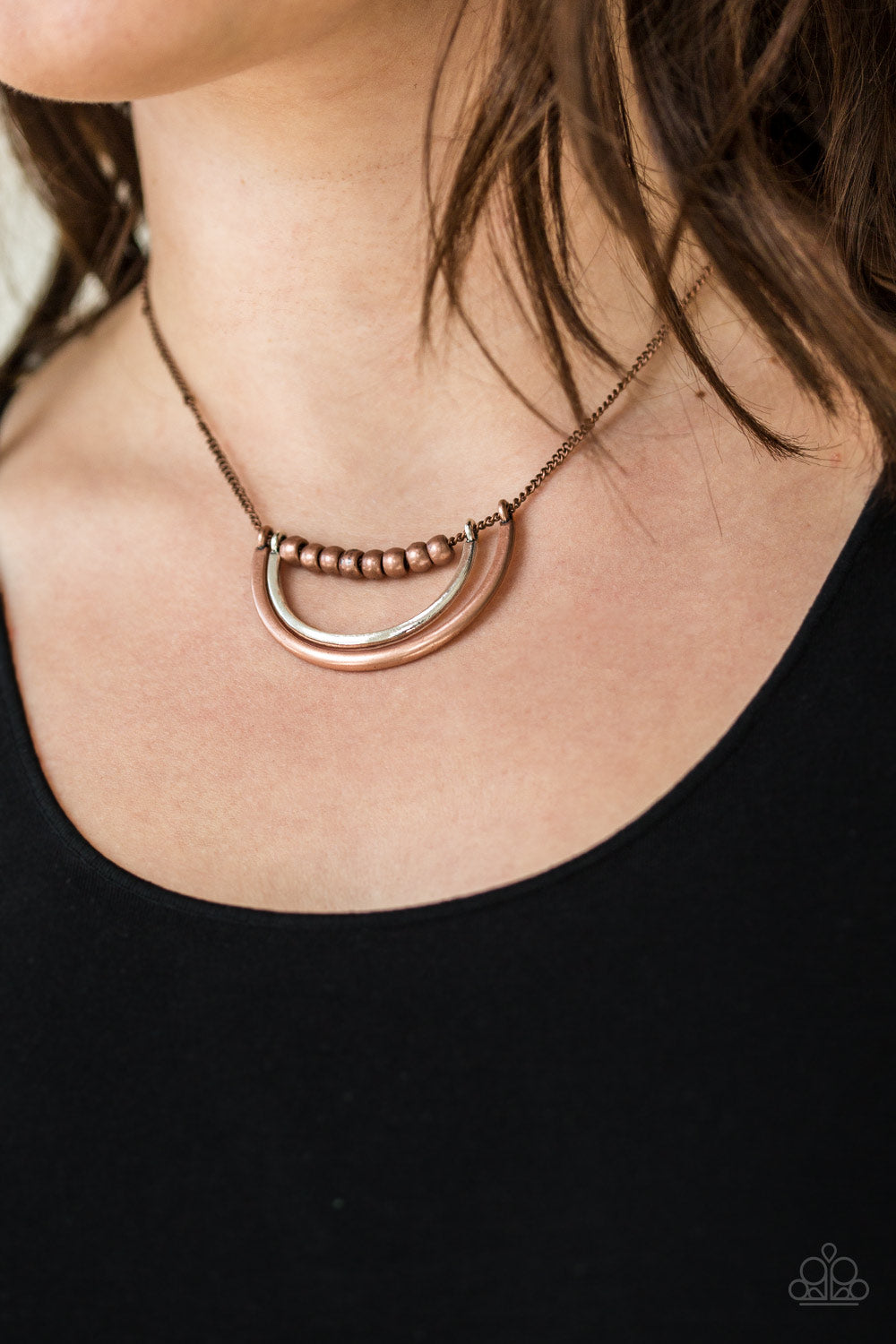 Paparazzi Artificial Arches - Copper Necklace #1651