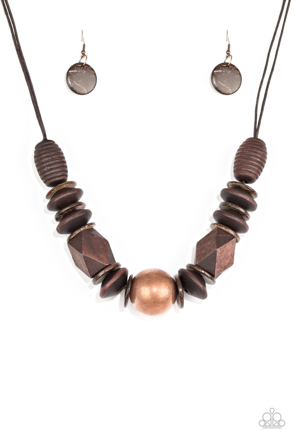 Paparazzi - Grand Turks Getaway - Copper Necklace  #1691