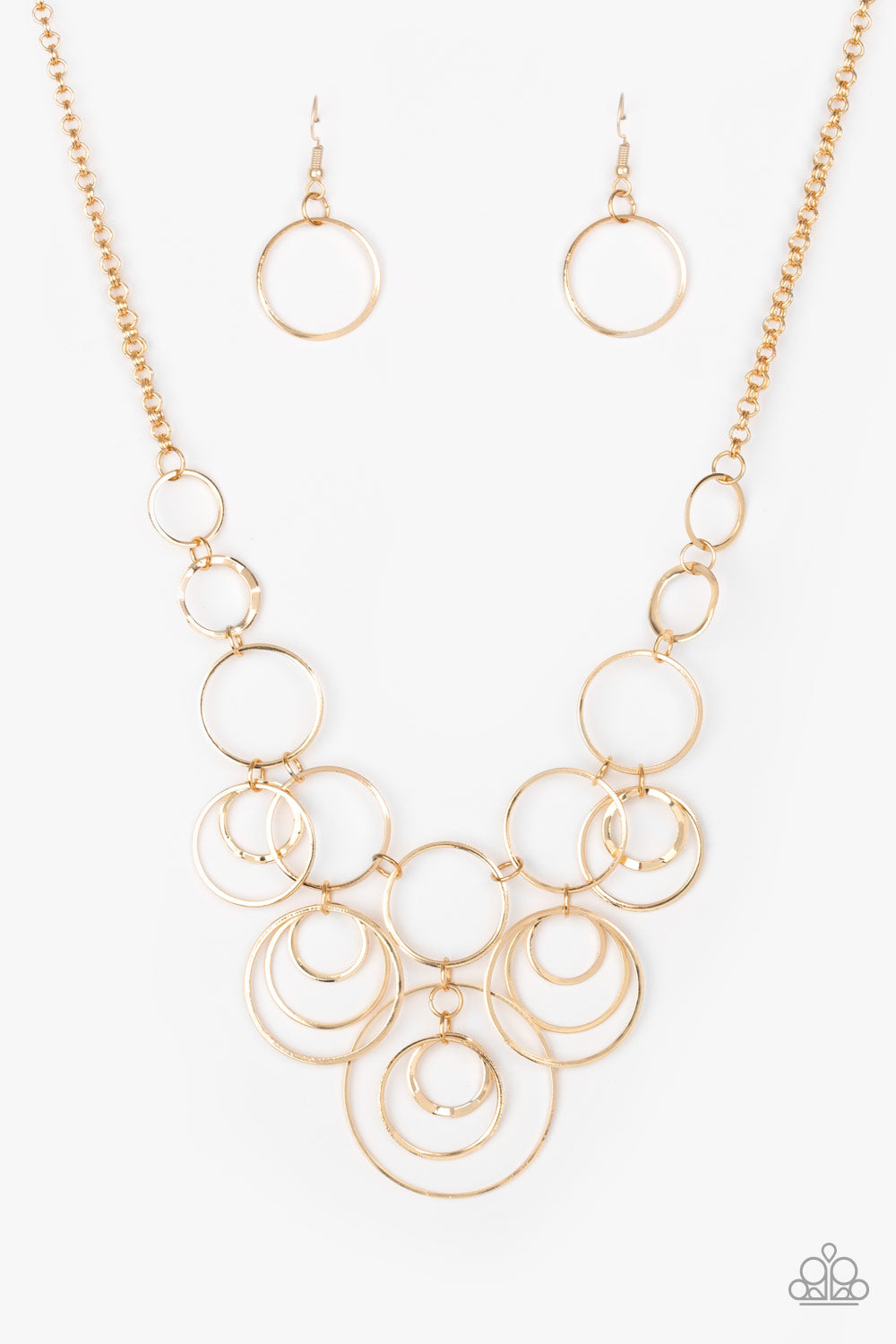 Paparazzi Break The Cycle - Gold Necklace  #1660