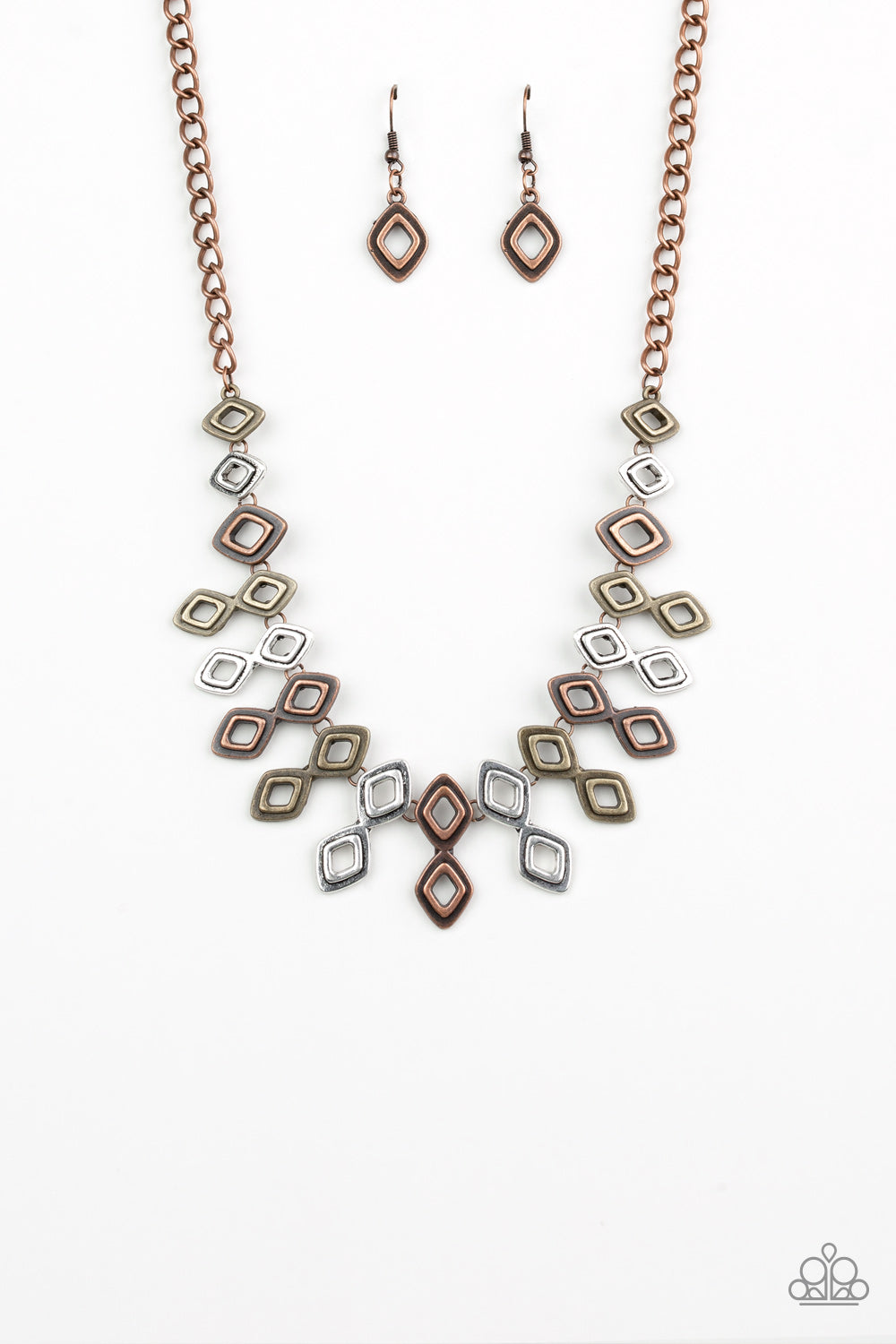 Paparazzi - Geocentric - Multi Necklace  #0473