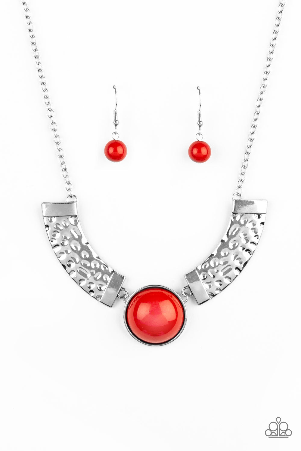 Paparazzi - Egyptian Spell - Orange Necklace