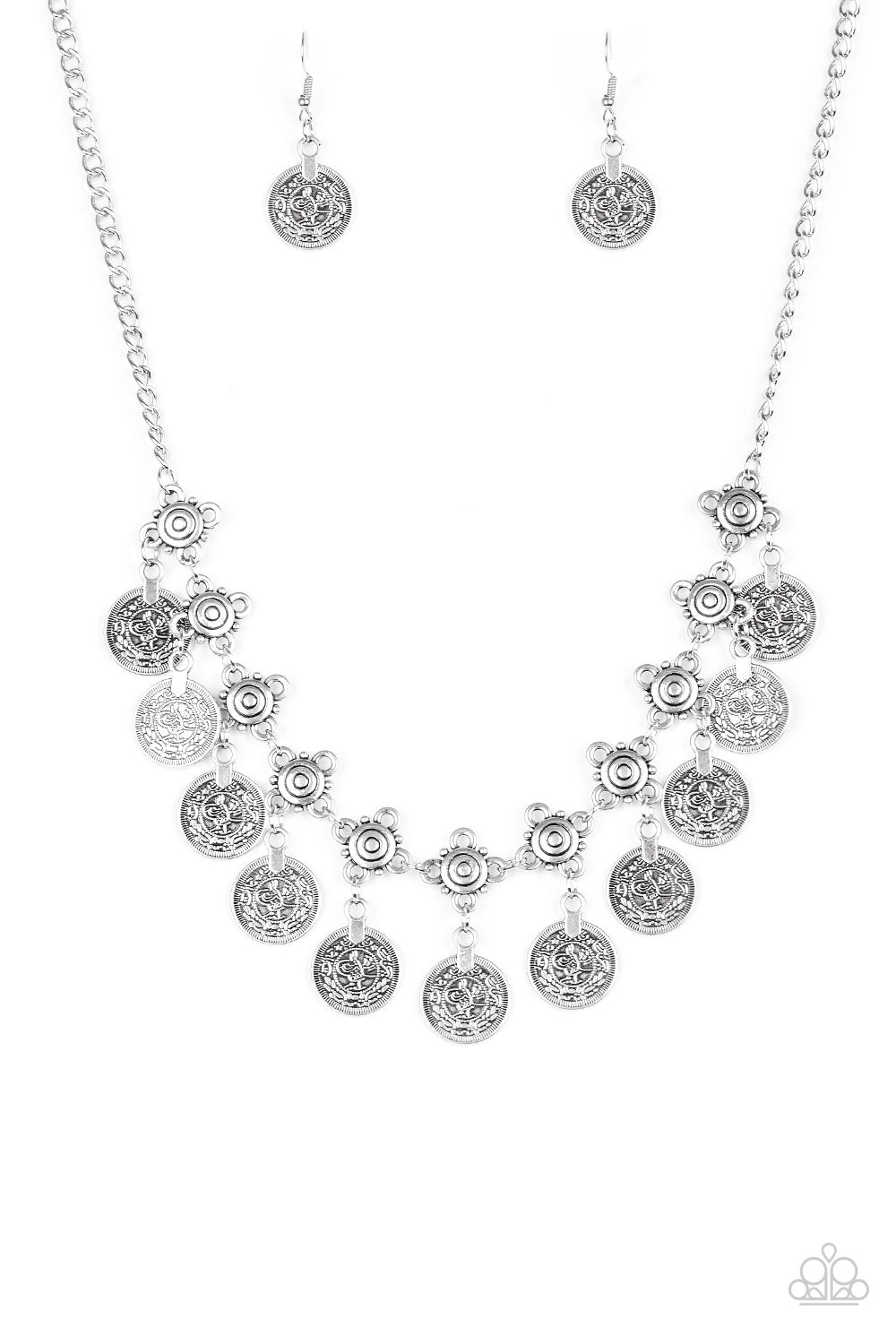 Paparazzi - Walk The Plank - Silver Necklace  #0488