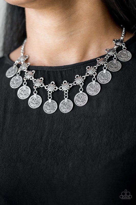 Paparazzi - Walk The Plank - Silver Necklace  #0488