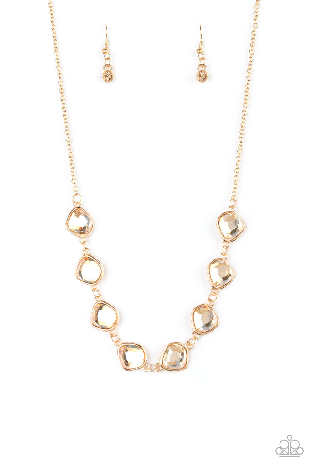 Paparazzi Accessories - The Imperfectionist - Gold Necklace #0094