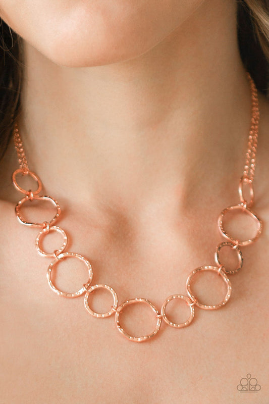 Paparazzi Circus Show - Copper Necklace #1648