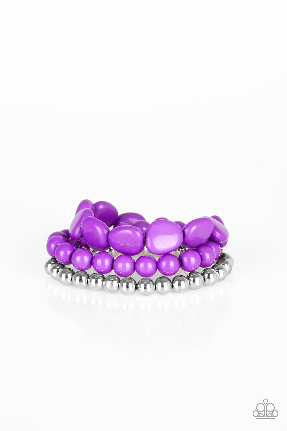 Paparazzi - Color Venture - Purple Bracelet  #1071